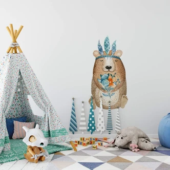 Muursticker Berenmeisje 