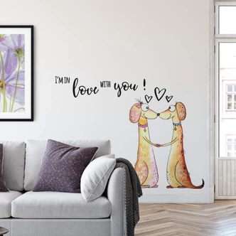 Wall sticker Hagenmeyer - Dogs in Love 