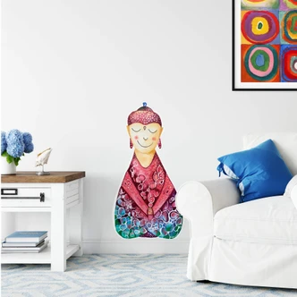 Wandtattoo Hagenmeyer - Happy Buddha Wandtattoo Hagenmeyer - Happy Buddha