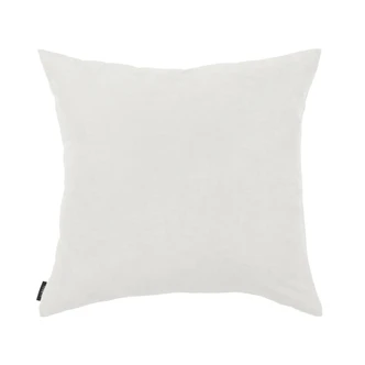 Uni Kissenhülle in weiß in 50x50 cm 