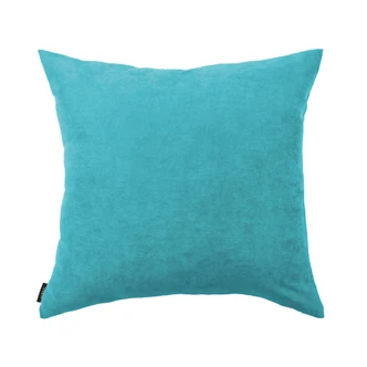 Uni Kissenhülle in petrol in 40x40 cm 