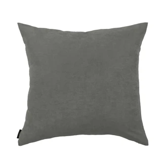 Uni Kissenhülle in anthrazit in 40x40 cm 