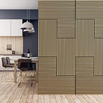 Wandpaneel Jangal Modular Akoestisch wandpaneel Fineer - Fanal Oak 