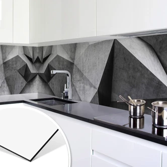 Küchenrückwand 3D Betonwand 