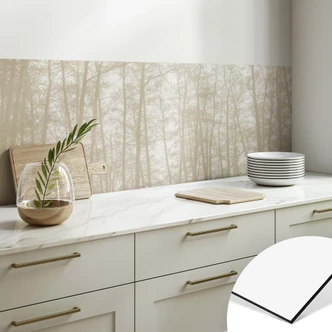 Küchenrückwand Stiller Winterwald | Natur-Motiv für die Küche - Böhmer 