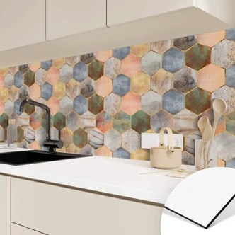 Küchenrückwand Fredriksson - Marmor & Perlmutt 