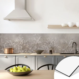 Keukenachterwand pampagras en grassen in beige - Ms Tiff 
