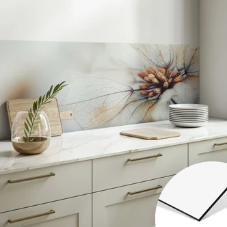 Keukenachterwand bloesemstructuur van een gedroogde bloem - Treechild 