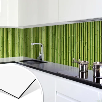 Küchenrückwand - Alu-Dibond - Bambus Panorama 