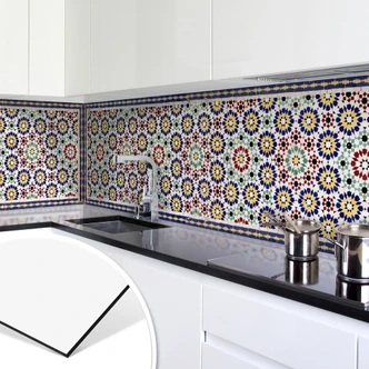 Küchenrückwand - Alu-Dibond - Orientalische Kacheln 01 Küchenrückwand - Alu-Dibond - Orientalische Kacheln 01