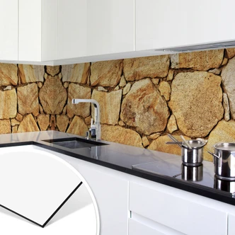 Küchenrückwand - Alu-Dibond - Mauer 03 Küchenrückwand - Alu-Dibond - Mauer 03