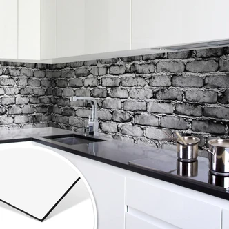 Küchenrückwand - Alu-Dibond - Mauer 04 Küchenrückwand - Alu-Dibond - Mauer 04