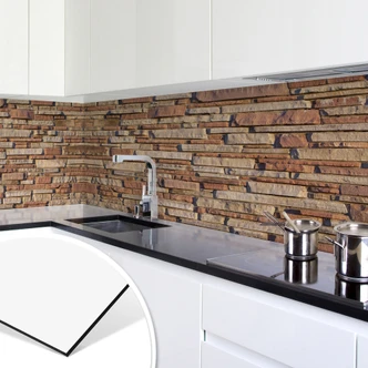 Küchenrückwand - Alu-Dibond - Mauer 05 Küchenrückwand - Alu-Dibond - Mauer 05