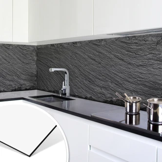 Küchenrückwand - Alu-Dibond - Schiefer Design 02 