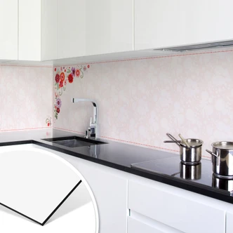Küchenrückwand - Alu Dibond - Blanz - Blütentraum  