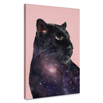 Canvas Print Loose - Galaxy Panther 