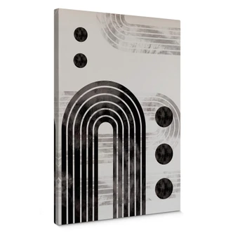 Canvastavla 1X Studio - Svart båge 