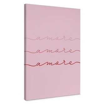 Leinwandbild Amore 