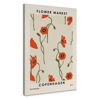 Canvas NKTN - Flower Market Copenhagen 