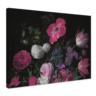 Leinwandbild Stillleben - Florales Bouquet im Mignon-Stil - Bloomery Decor 