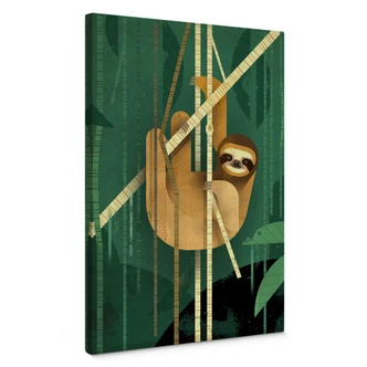 Brun Canvastavla - sengångare Brun Canvastavla - sengångare