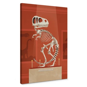 Canvas Braun - T-Rex 