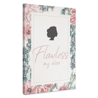 Leinwandbild Flawless my dear - inspiriert von Bridgerton 