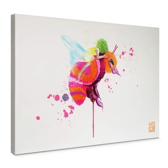 Lienzo Buttafly - Bee girl 