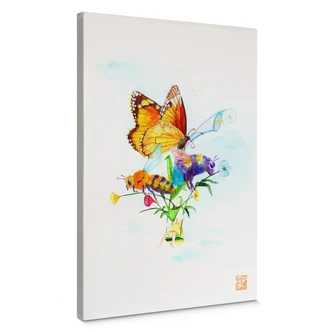 Lienzo Buttafly - Portador de polen 