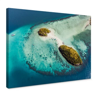 Lienzo Colombo - Tiempo libre en el mar 