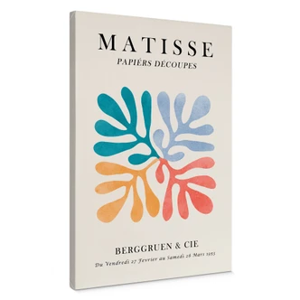 Affisch i Matisse-stil på Canvastavla Papiers Découpés - Costa 