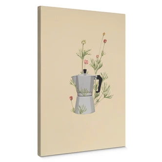 Leinwandbild Frida Floral Studio - Mokka Floral 
