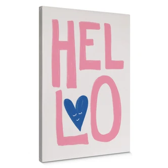 Lienzo Hola - Fritsch - Un saludo amistoso 