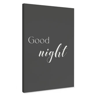Canvas Good night Good night 