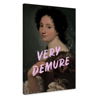 Leinwandbild Barocke Schönheit: Very Demure - Grace Digital Art 