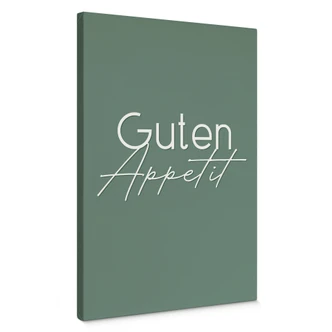 Leinwandbild Guten Appetit 