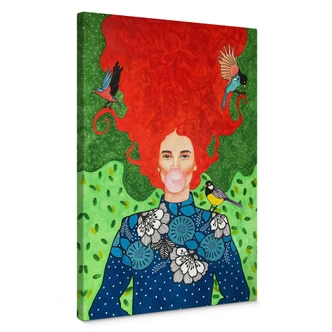 Stampa su tela Hülya - Chaos in testa Stampa su tela Hülya - Chaos in testa