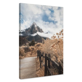 Leinwandbild Der Weg zum Gipfel - Iqbal 