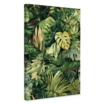 Canvasbillede af jungleplanter - Jaszke Canvasbillede af jungleplanter - Jaszke