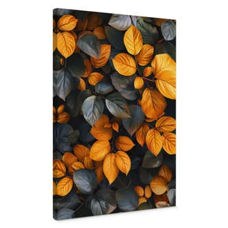 Lienzo Hojas brillantes en otoño - Jaszke 