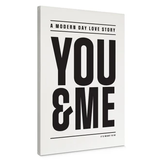 Leinwandbild You and me - Kerr-Dineen 