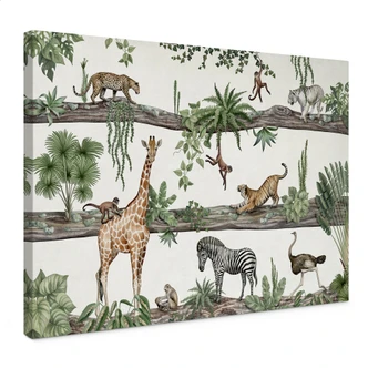 Obraz na płótnie Afrykańskie zwierzęta w dżungli - Kikki Belle 