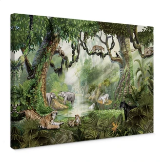 Canvas Kikki Belle - Jungle Cats 