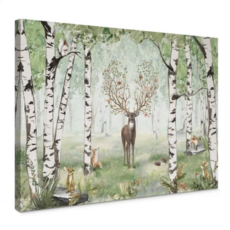 Canvas Kikki Belle - Hert in de Zomer 