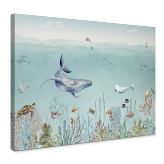 Obraz na płótnie Kikki Belle - Życie morskie Obraz na płótnie Kikki Belle - Życie morskie