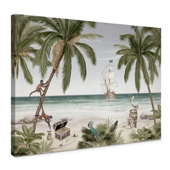 Leinwandbild Kikki Belle - Piratenbucht 