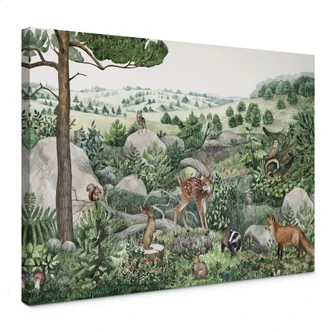 Leinwandbild Kikki Belle - Waldspaziergang 