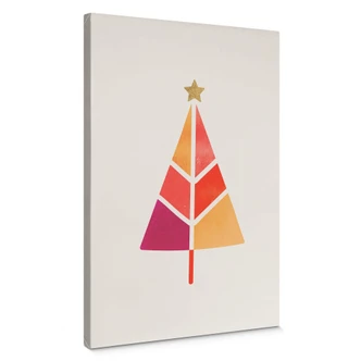 Tableau sur toile Kubistika - Sapin de Noël 