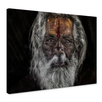 Leinwandbild Kuesta - Spiritualität eines Sadhu in Indien 
