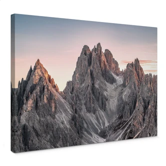 Leinwandbild Hohe Berge - Ling 